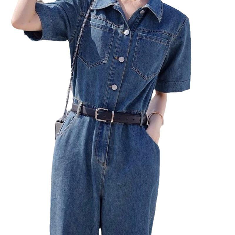 Womens Jumpsuits | Edison Wideleg Coveralls Cerulean Skies Clothing Jumpsuits